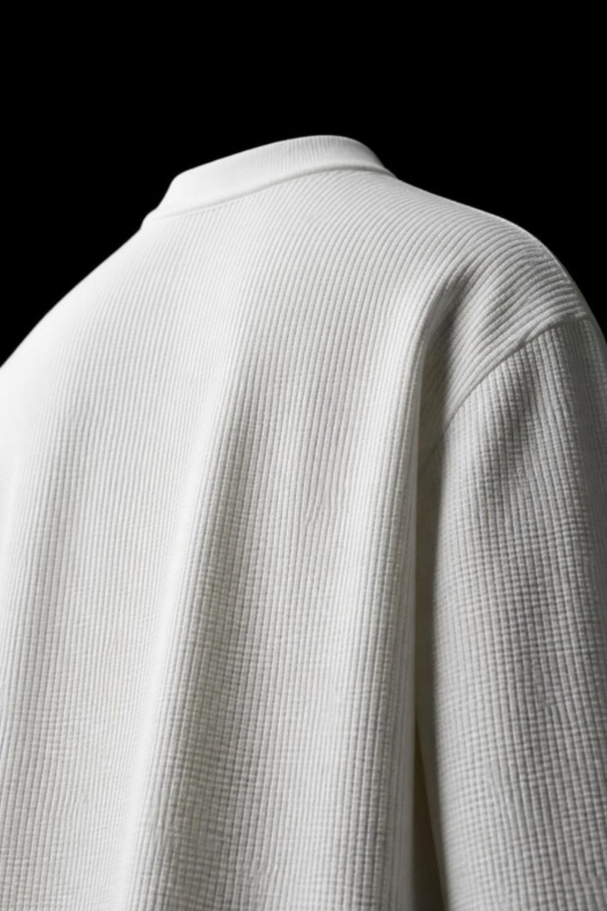 Snakesleve waffle t-shirt - waffle knit detail